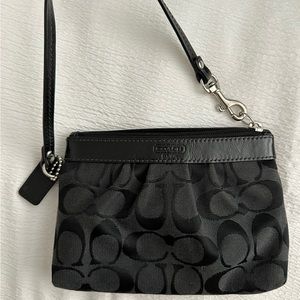 Coach Logo Wristlet